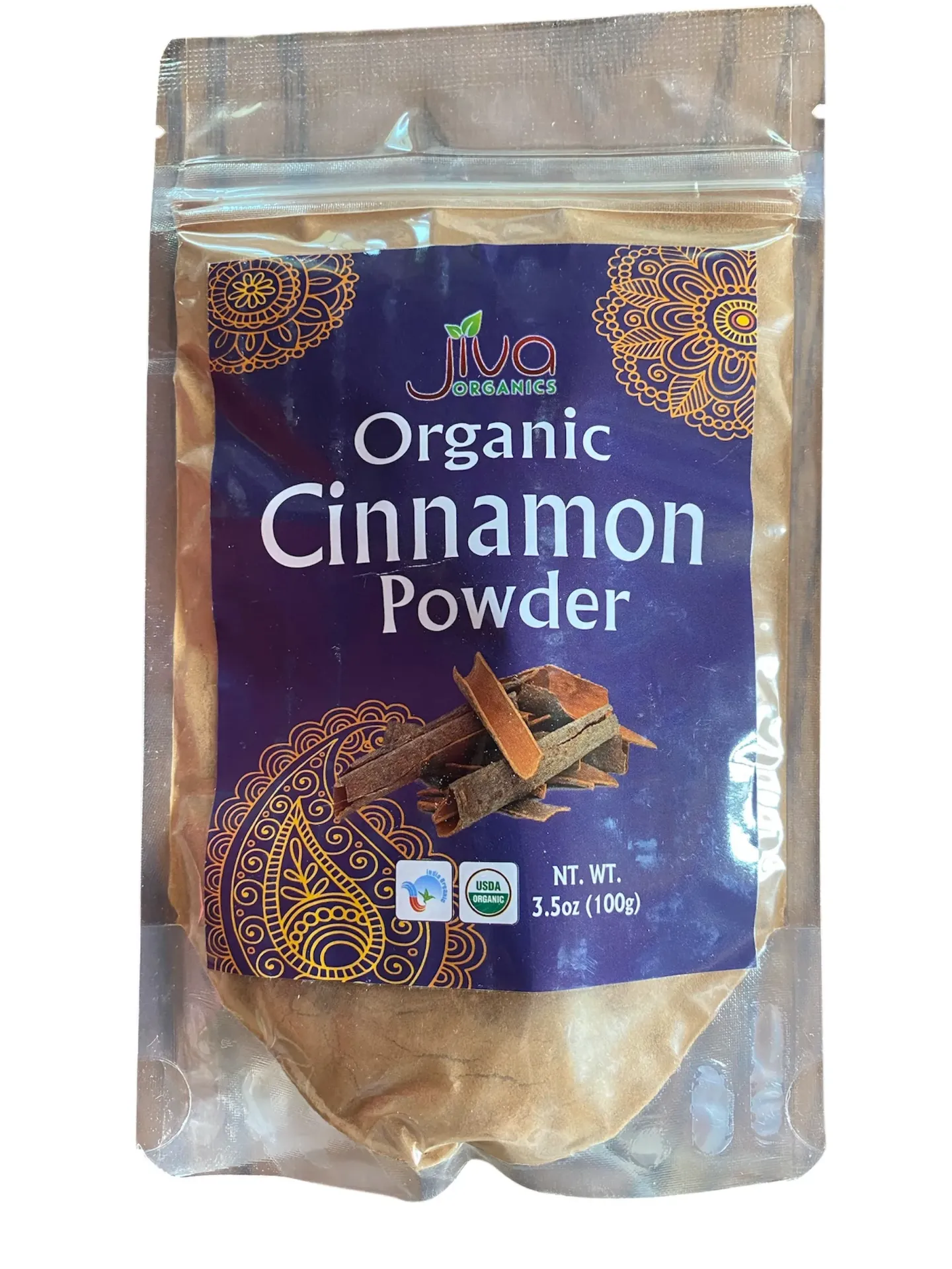 Jiva Organic Cannelle biologique en poudre