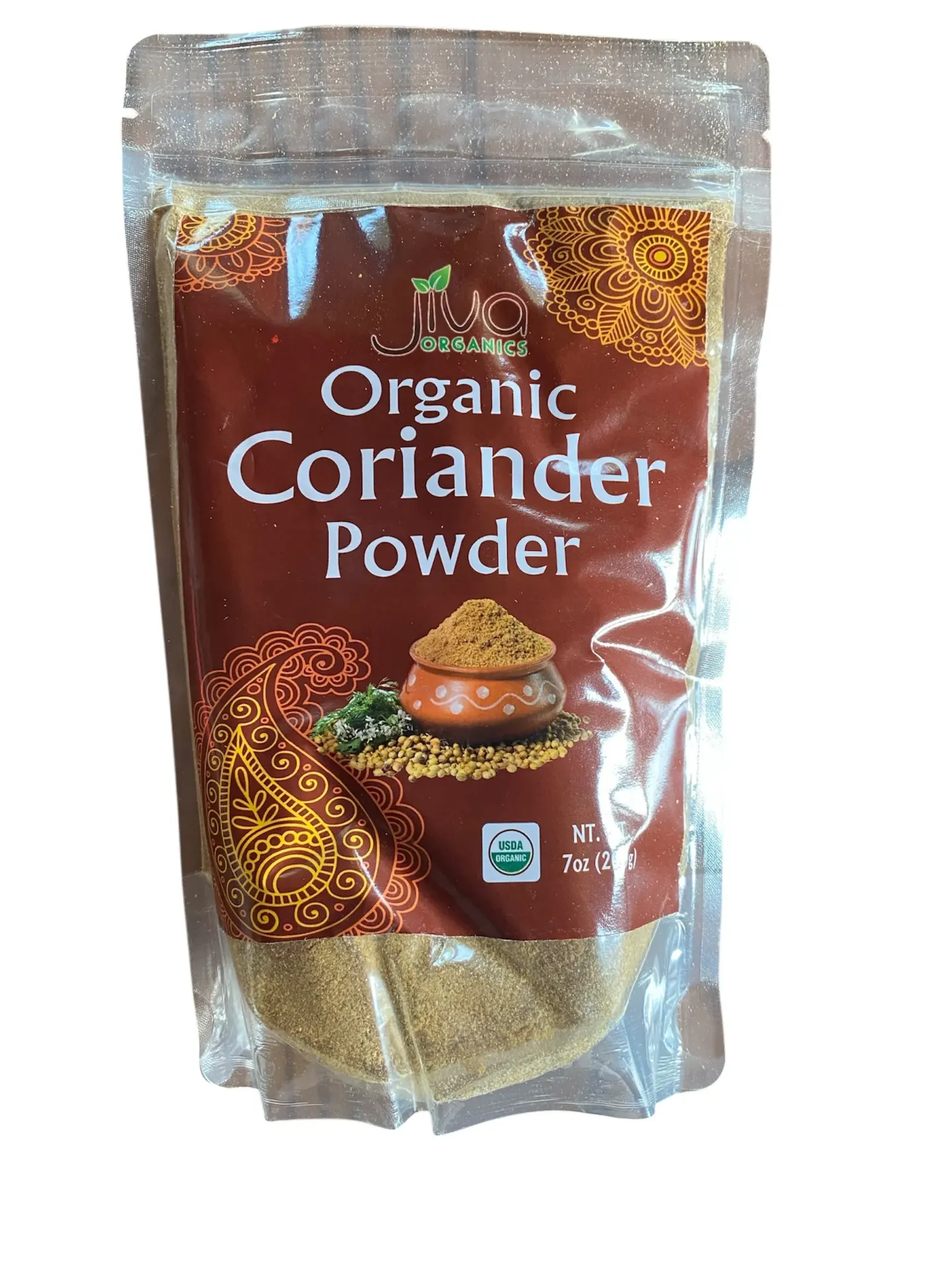 Jiva Organic Coriandre biologique en poudre