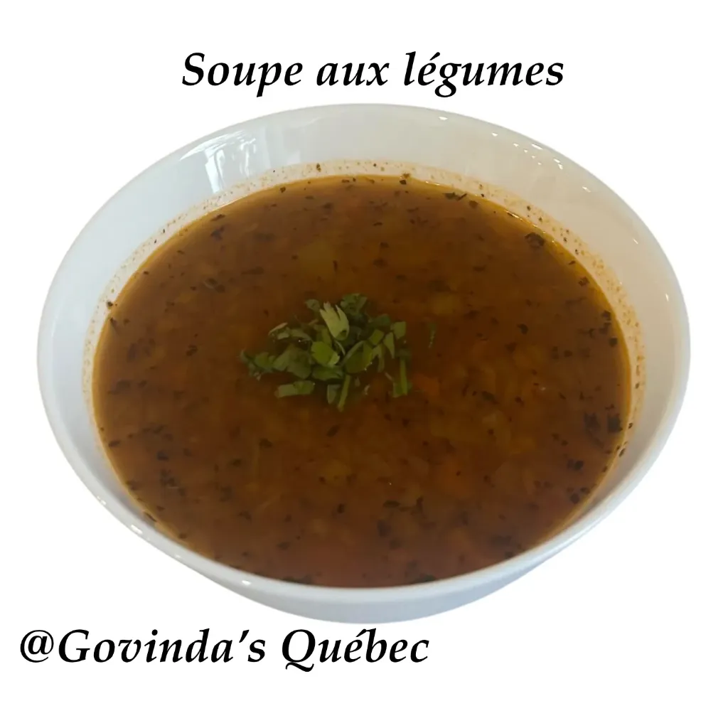Soupe à emporter aux légumes
