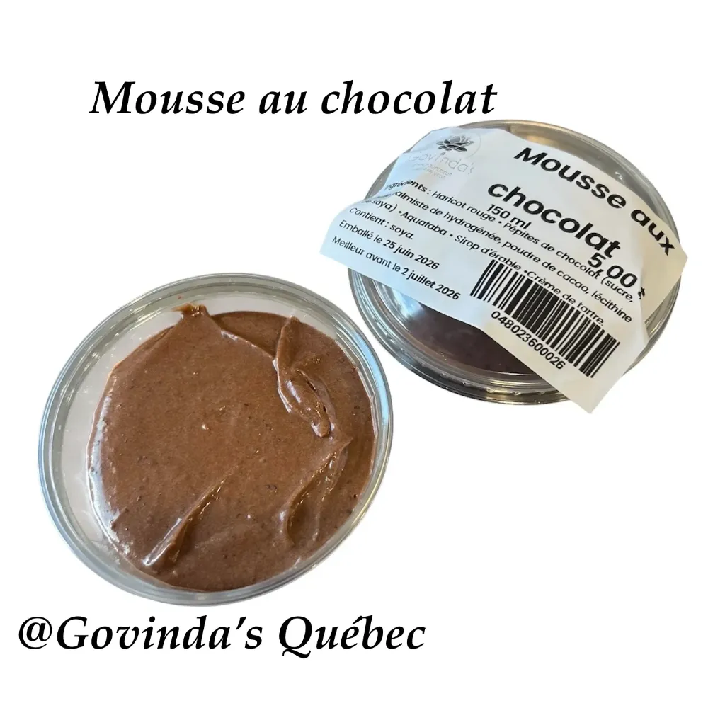 Dessert à emporter Mousse au chocolat